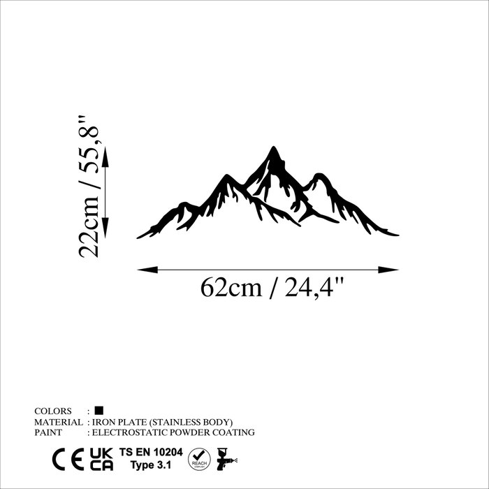 Wallity Full Mount And Mountain - 3 Negro